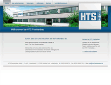 Tablet Screenshot of hts-frankenbau.de